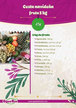 Ogea Bío cestas navidad folleto